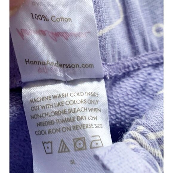 Hanna Andersson Girl Printed Slim Fit Sweatpant 3T 90 Cm - Picture 6 of 8